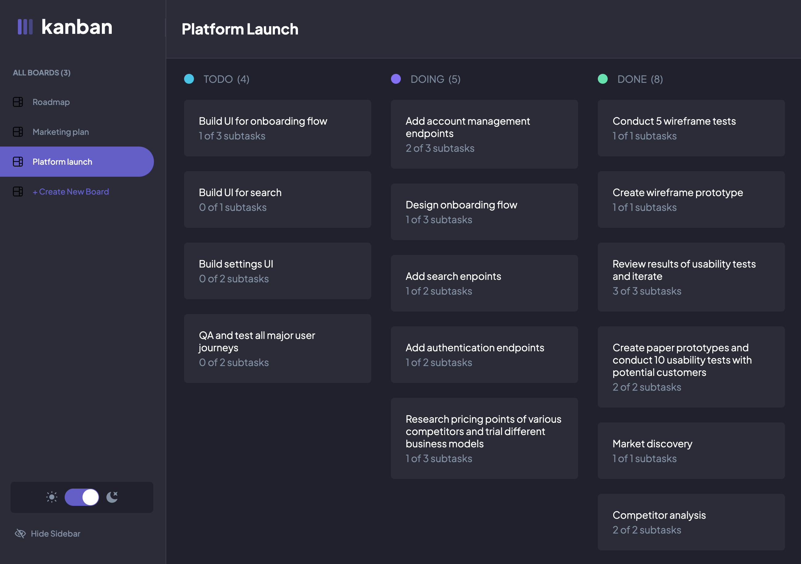 Kanban Boards